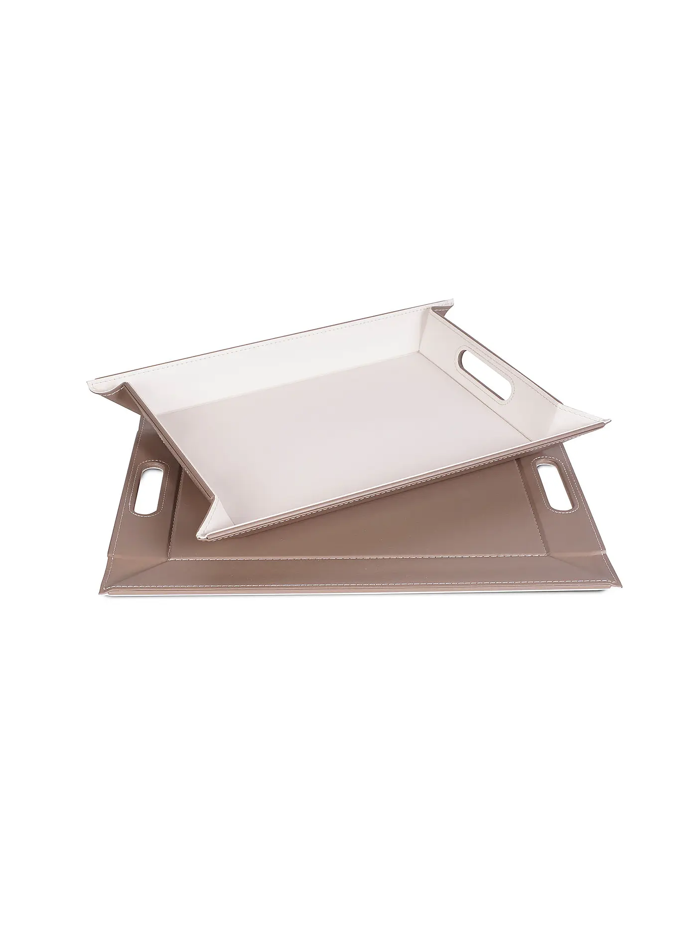 FREEFORM | Wendetablett 45x35cm Taupe/Weiss | 